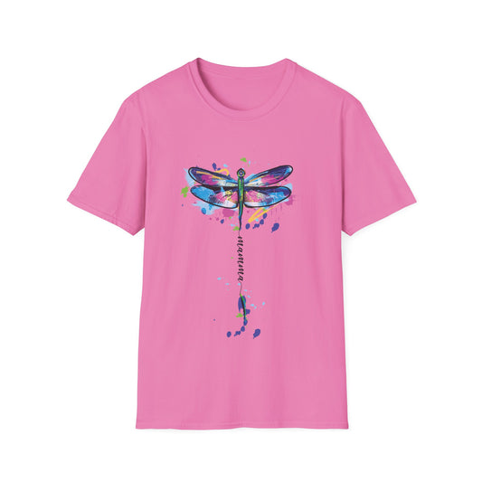 Dragonfly with Custom Text Softstyle T-Shirt